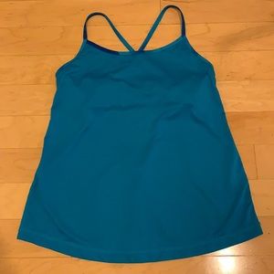 Z by Zella strappy shelf bra workout tank size S